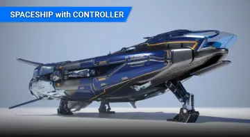Stellar Phoenix Shuttle - Spaceship With Controller