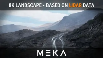 LiDAR DESERT LANDSCAPE