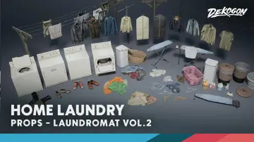 Laundry VOL.2 - Home Laundry (Nanite and Low Poly)