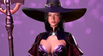 Kind Witch - Game Ready Stylized MMORPG FPS Realistic Modular Character