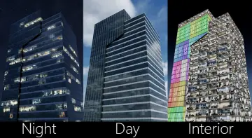 Building Interior Cubemap Material Function