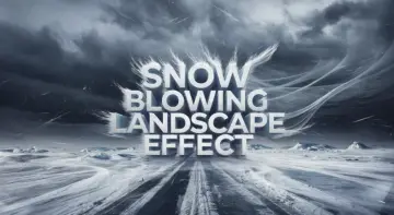 Snow Blowing Landscape Effect