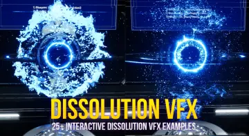Dissolution VFX Pack using Niagara