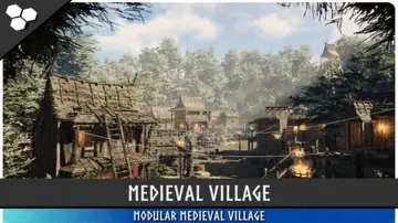 Modular Medieval Bandit Village (Medieval Village, Bandit village, Town)