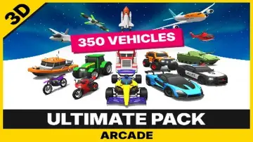 ARCADE: Ultimate Vehicles Pack - Low Poly Cars