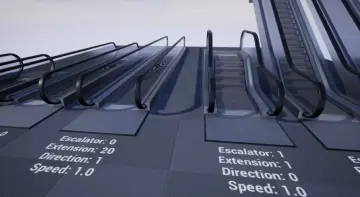 Procedural Escalator & Travelator