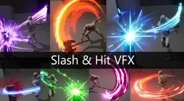 Slash and Hit VFX (with SFX)