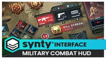 Military Combat HUD - Synty INTERFACE - GUI
