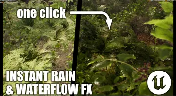Rain - Water Drop - Flow Material & FX System