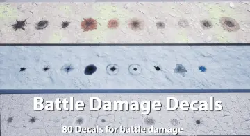 Battle Damaged Decals 1