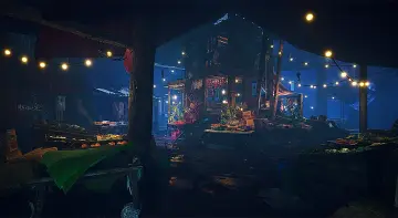 Modular Night Market (Market Environment, Food Market, Bazaar, Grocery Market)