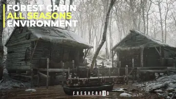 Survival Forest Cabin Bundle (Survival Environment, Forest House, Log House )