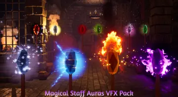 Magical Staff Auras VFX Pack