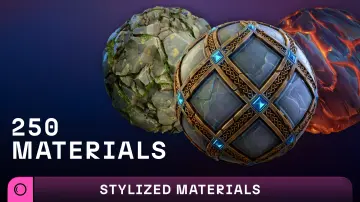Stylized 250 Materials Bundle