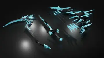 Black Iron Ice Weapons