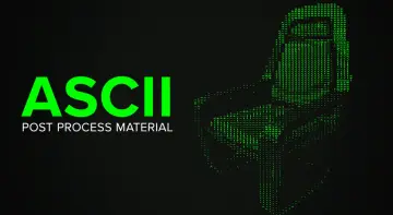 ASCII Post Process Material