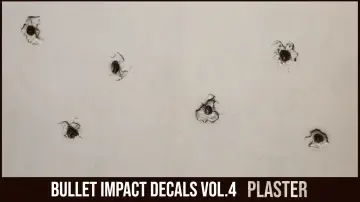 Bullet Impact Decals Vol. 4 - Plaster