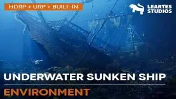 Underwater Sunken Ship Environment