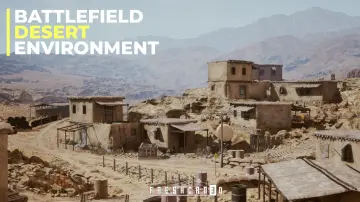 Battlefield Kit - Desert Environment (Military, Warzone Village)