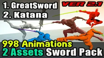 Powerful Sword Pack(Great Sword + Katana)