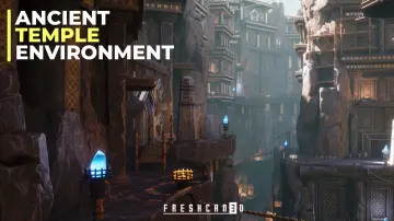 Ancient Cave Ruins (Ancient Temple Ruins, Ancient Valley )