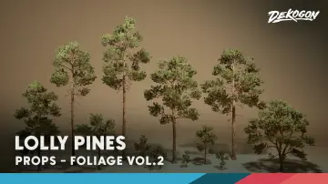 Foliage VOL.2 - Pines (Nanite and Low Poly)