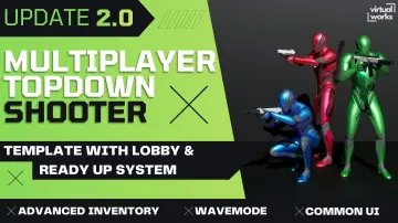 Multiplayer Top Down Shooter Template