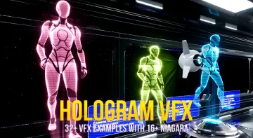 HOLOGRAM VFX With Niagara