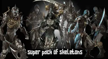 Super pack of skeletons
