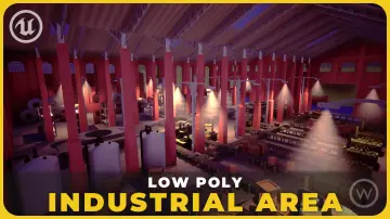 Low Poly: Industrial Area