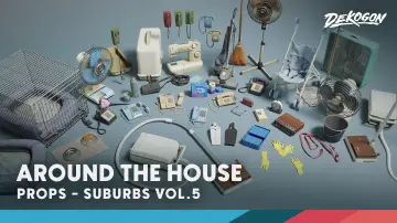 Suburbs VOL.5 - Around the House Retro (Nanite and Low Poly)