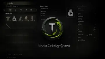 Tempest Inventory System