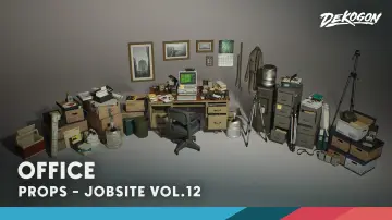 Jobsite VOL.12 - Office (Nanite & Low Poly)