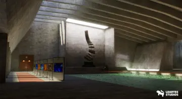 Modern Art Museum Environment ( Showroom Museum Art Exhibition Showroom )