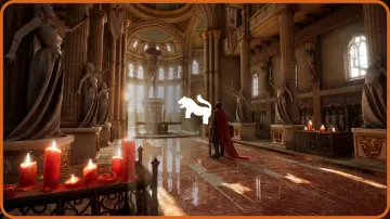 King Arthur Medieval Castle Interior Environment ( Castle Medieval Throne Room )
