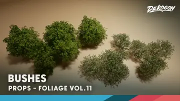 Foliage VOL.11 - Bushes (Nanite and Low Poly)