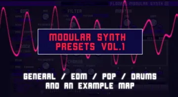 Modular Synth Presets 1 EDM POP Drums