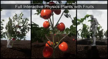 Full Interactive Physic Plants with Fruits and Veg - Dynamic System R13