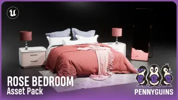 Rose Bedroom - Asset Pack