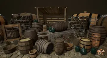 Medieval Props: Cellar
