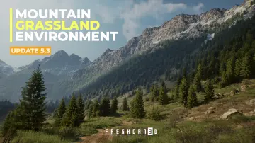 Mountain Grassland Landscape Environment ( Landscape , Mountain Landscape )