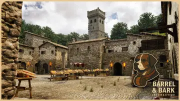 Medieval Italian Village Environment