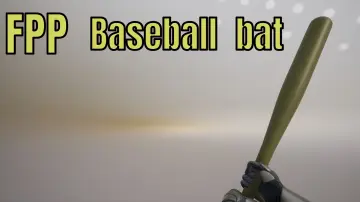 First Person baseball bat