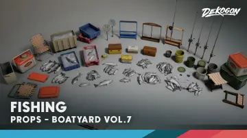 Boatyard VOL.7 - Fishing (Nanite and Low Poly)