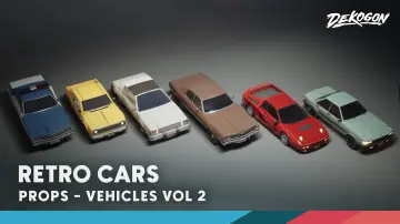 Vehicles VOL.2 - Retro Cars (Low Poly)