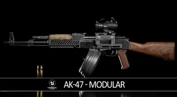 FPS Weapon AK47 (Modular, Customizable)