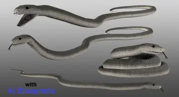 Medhue Black Mamba Snake