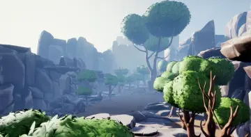 Stylized Forest - Trees & Rocks (Forest, Rocks, Trees, Stylized Forest)