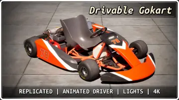Replicated Drivable Gokart (Blueprint)