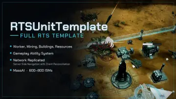 RTS/RPG Unit Template - MassAI - Multiplayer - Gameplay Ability System